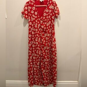 Sacred Hawk Ladies Floral Maxi Dress